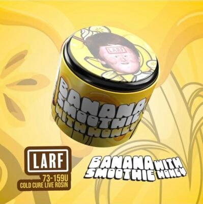 Ginger Larf Banana Smoothie With Honey 73-159u cold cure live rosin jar