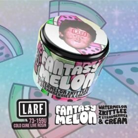 Ginger Larf Fantasy Melon 73-159u cold cure live rosin jar