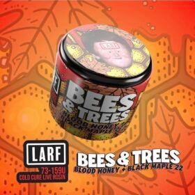 Ginger Larf Bees and Trees 73-159u cold cure live rosin jar